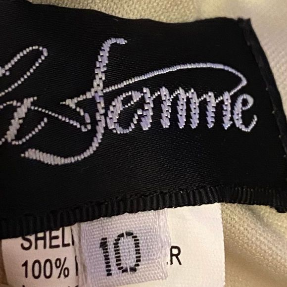 La Femme Multicolor Sequin Gown size 10 NWT - Picture 6 of 9